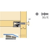 HETTICH VB 35/36 Einschraubdbel+Direktgewinde, Bohr 5, Spannma 6.7