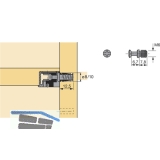 HETTICH VB 35/36 Einschraubdbel+M6 x 7,8 Gewinde, Spannma 6.7