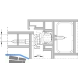 Fang- und Putzschere GEZE FPS, Gre 1, Stahl verzinkt