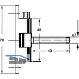 Fensterband 2006, Rolle 13 x 45 mm, Stahl verzinkt