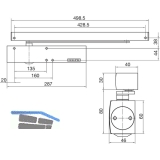 Gleitschiene E-BG, silber