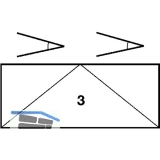 Zusatzscharnier HAUTAU Kipp oben, Dreh, Flgelart 1,2,3 o. 8, Aluminium schwarz