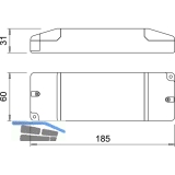 LED-Netzgert NG40, 12 V/DC, 10-fach Verteiler, Leistung 60 W