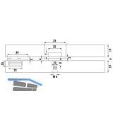 Dreh- und Laufmechanismus Rolly-Kit, Tragkraft 100 kg, Kunststoff schwarz