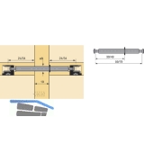 HETTICH RASTEX 15 Doppeldbel, Mittelwand 19, Bohr 8, Spannma 39/20