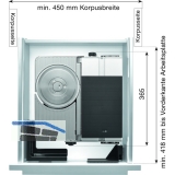 Metall-Einbau-Allesschneider AES 62 SR silbermetallic, rechts