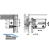 SECOTEC Schrankaufhnger verstellbar Kunststoff wei SB-1PR BL5