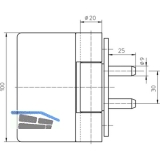 Trband Multi 2D/VN 5046, Rollen- 20 mm, Bandhhe 100 mm, Edelstahl