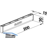 BLANCO Select Fubettigung Movex, 200 x 30 x 15, Stahl, Edelstahl-Optik