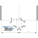 PEKA Fupedal zu Abfallsystem KO, matt verchromt