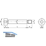 ISO7379 12.9 M 5 6x 12 blank Passung f9 Pass-Schulterschraube mit ISK