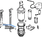 Geberit Umbauset f 2-Mengen