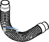 Geberit Pluvia Anschlussrohr flexibel