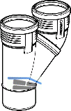 Geberit Parallelabzweig PP-MD d110/110