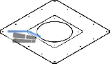 Geberit Bef-Blech PLU Dachw-einl DAF