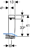 Geberit Splkasten AP127 tiefhngend