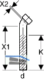 Geberit Anschlussbogen in PP 45 Grad