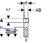 Geberit PE Anschlussstutzen d 40/50 mit