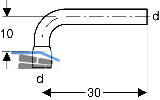 Geberit Splrohr-Bogenverlngerung