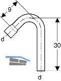 Geberit Splrohr-Bogenverlngerung