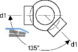 Geberit PE Doppel-Kugelabzweiger