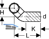 Geberit PE Doppelbogen f.Wandkl. 90 Grad