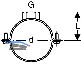 Geberit PE Rohrschelle d 315mm