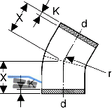 Geberit PE Bogen mit groem