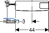 Geberit Splkasten AP127 tiefhngend