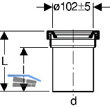 Geberit PE Manschette fr
