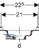 Geberit Pluvia Einlaufscheibe komplett