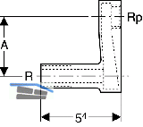 Geberit Nippel fr Toleranzausgleich