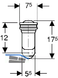 Geberit Urinal-Absaugsiphon f Taro Nova