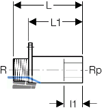 Geberit Mepla Anschluss gerade 1/2"