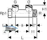 Geberit Mepla Verteiler 2-fach