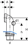 Geberit Ablaufbogen in PP fr WC rechts