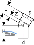 Geberit Mapress Edelstahl Bogen