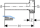 Geberit Mapress bergangsverschraubung