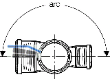 Geberit Abzweig 2x PP-MD 87.5G