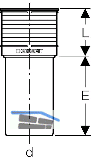 Geberit Abgangsstutzen PP-MD d110 lang