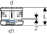 Geberit bergangsmuffe PP-MD/PE-S2