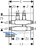 Geberit Mapress Kreuzungs-T-Stck