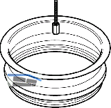 Geberit Pluvia Notberlaufset 25 L