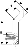 Geberit Mapress Edelstahl Passbogen